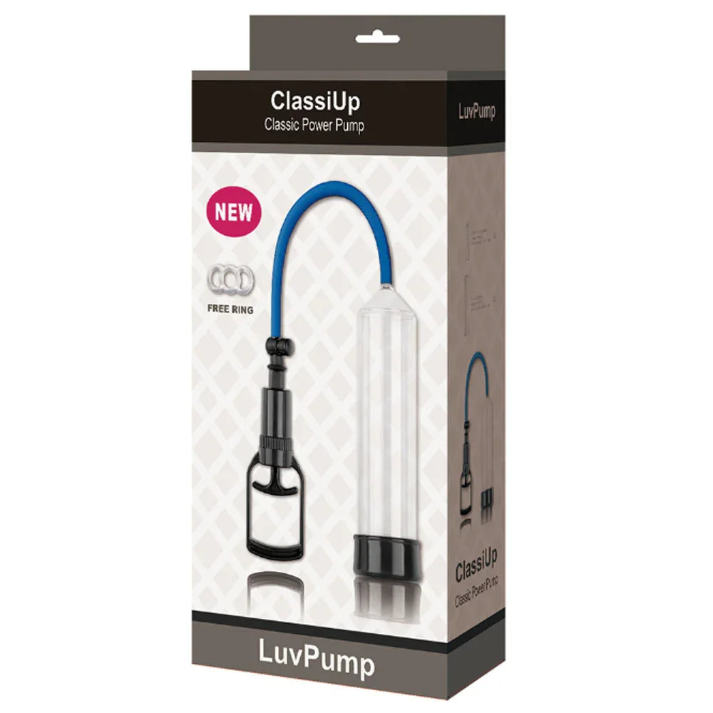 LuvPump ClassiUp Classic Power Pump - Medium - Penis Pump - Take A Peek