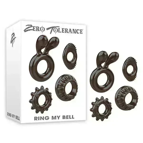 Zero Tolerance Ring My Bell - Cock Rings - Set of 4 - Take A Peek