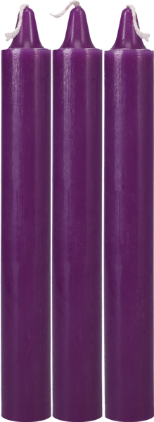 Japanese Drip Candles - 3 Pack - Purple-2101-06-CD