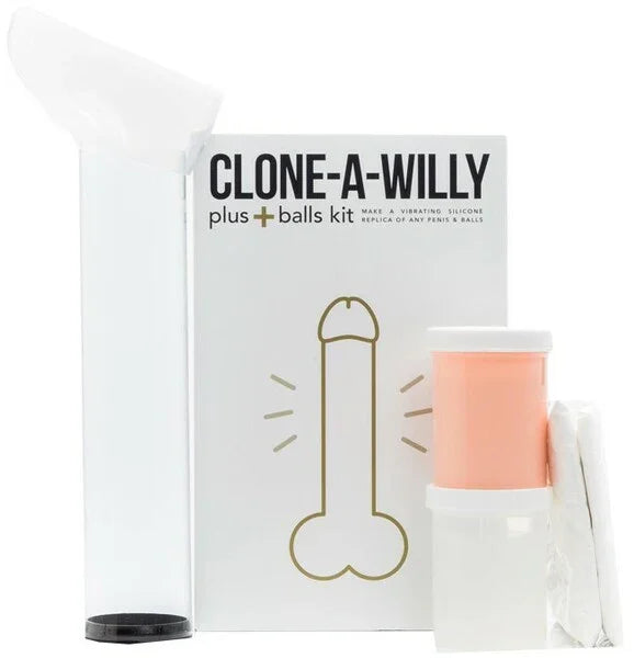 Clone-A-willy Plus With Balls (Light Tone) - Take A Peek