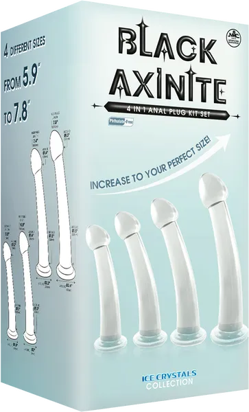 4 In 1 Anal Plug Kit Set (Clear)-FKQ030A000-050