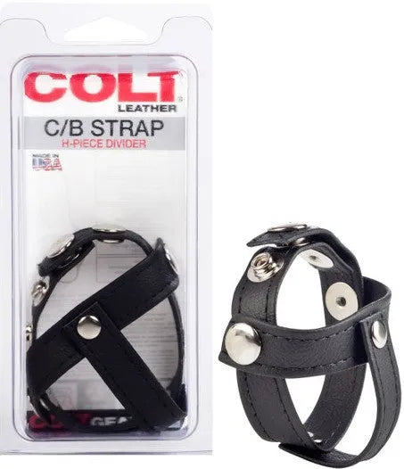 Leather C/B Strap H-Piece Divider - Take A Peek