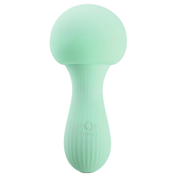VIGOUR MUSHROOM - Rechargeable Vibrating Massager (Teal)-4897127060194
