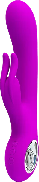 Rechargeable Hot Rabbit (Purple) - Take A Peek