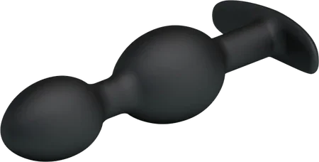 Silicone Anal Balls 4.92" (Black) - Take A Peek