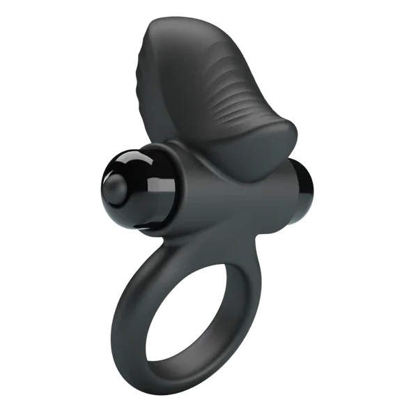 Adrien - Vibrating Cockring (Black)-BI-210315Z