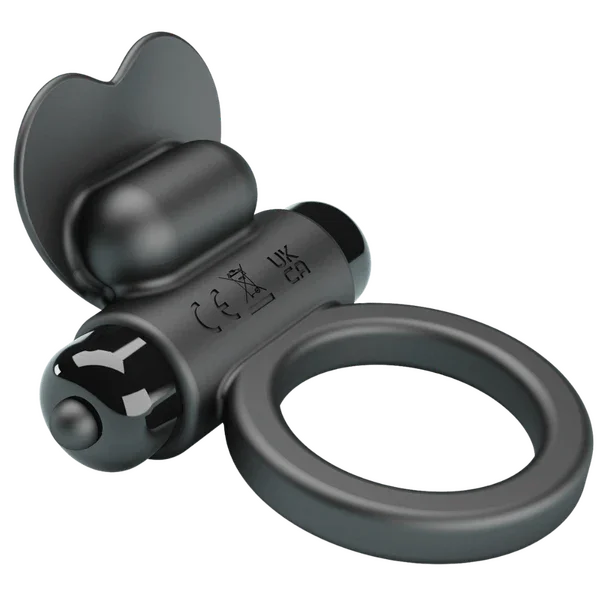 Vibrant Penis Ring - Debonaire (Black) - Take A Peek