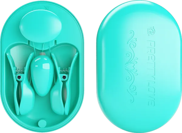 Surprise Box - Nipple Clamps (Baby Blue) - Take A Peek