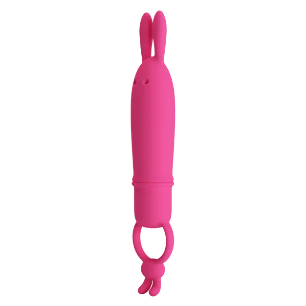 Bunny Finger Vibrator - Delia (Pink)-BI-300133