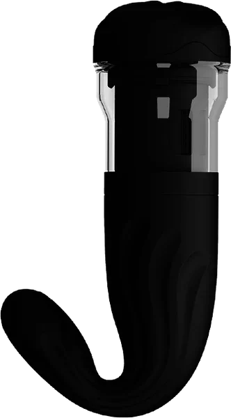 Rechargeable Breton Masturbator (Black) - Take A Peek