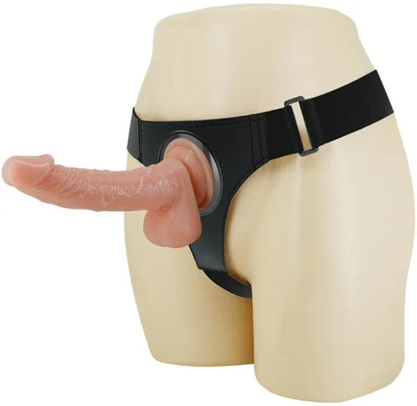 Universal Strap-On Harness (7.2" Dildo) - Take A Peek