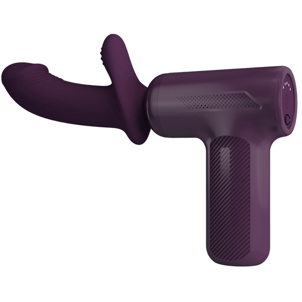 Super Power Thrusting Massage Gun (Purple)-BW-055028