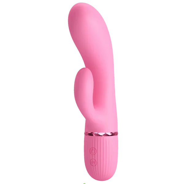 Super Soft Silicone Dual Motor Marski (Pink)-BW-500059