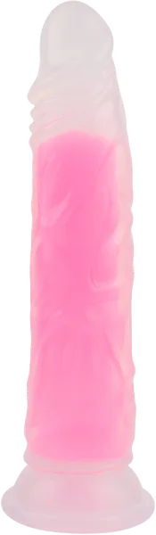 Neon Johnny 8.4" (Glow Pink) Plus Free Clean Vibe - Take A Peek