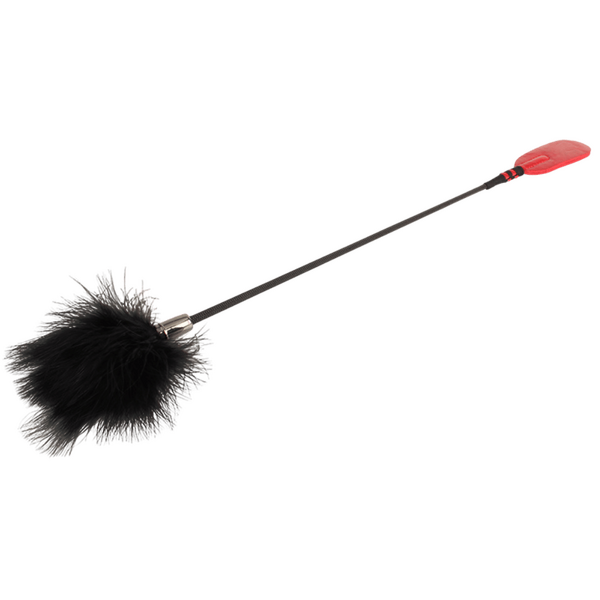 Crop with Tickle Feathers (Red)-CN-738310315