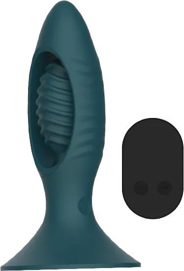 Rocket Butt Plug With Remote Control (Teal) - Take A Peek