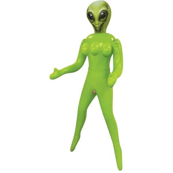 Inflatable 3-Breasted Alien Love Doll - (Ynez Standing) - Take A Peek