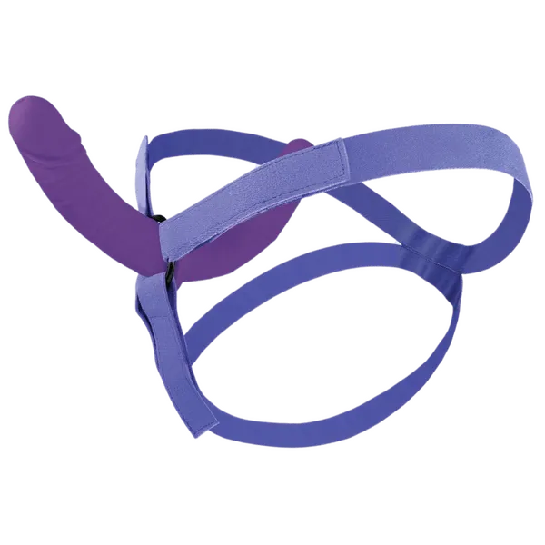 Ultra Lover - Double Dong Penetrix with Harness (Purple)-FNQ003A000-022