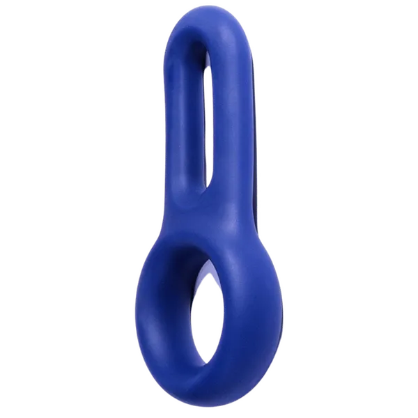 Silicone Cock & Ball Ornament - (Blue) - Take A Peek
