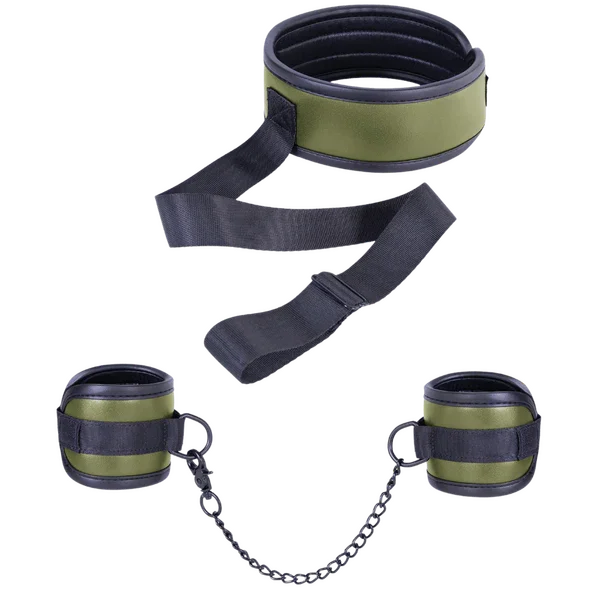 Collar With Handcuffs (Green)-FNS012A000-026