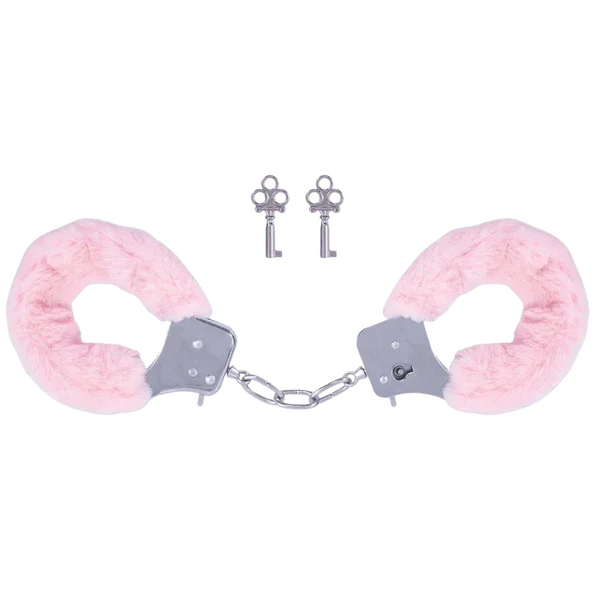 Furry Handcuffs (Pink) - Take A Peek
