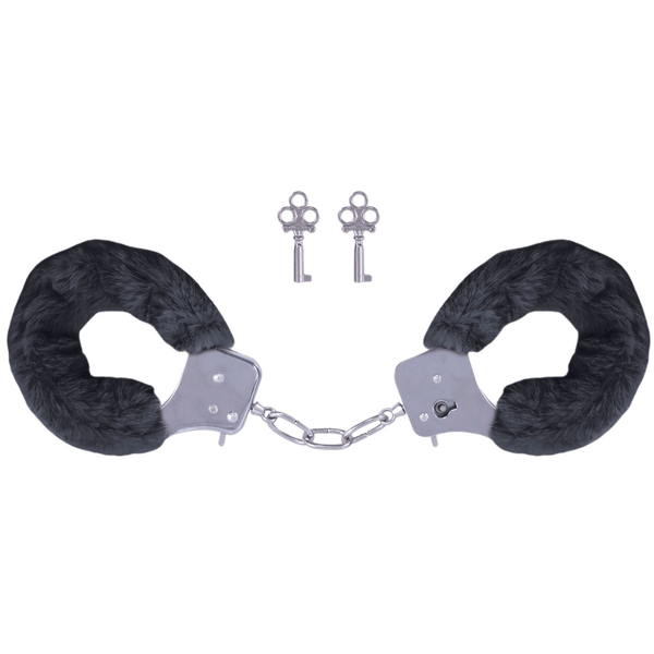 Furry Handcuffs (Black)-FNS033A000-010