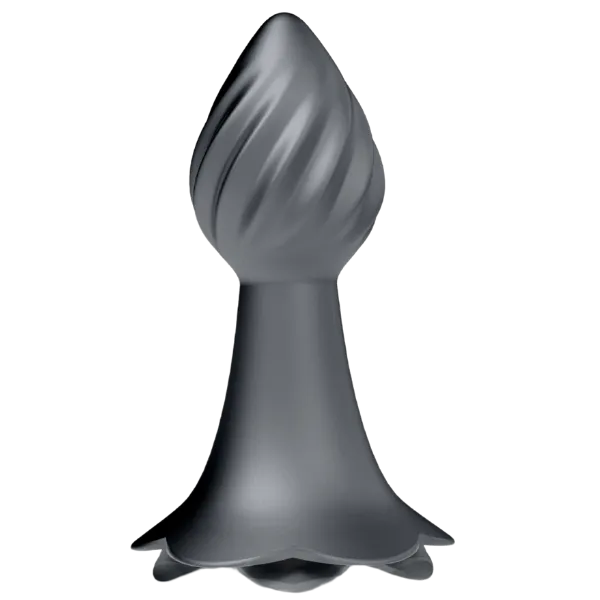 10 Rhythms Vibrating Anal Plug (Grey) - Take A Peek