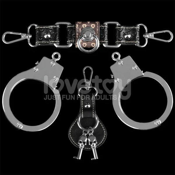 Heavy Metal Handcuffs (Silver)-LV760001