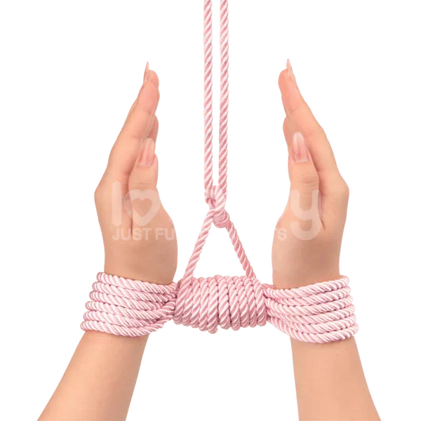 Silky Bondage Rope 10M (Pink)-LV761303
