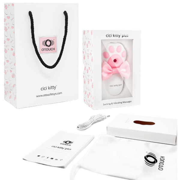 CICI KITTY PLUS - Suction & Vibration Massager (Pink)-4897127060019