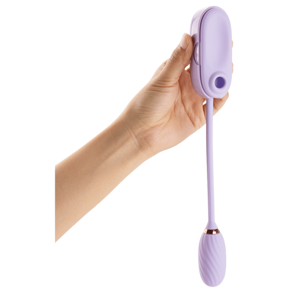 LOUIS - Suction & Vibrating Massager (Purple)-4897127060460