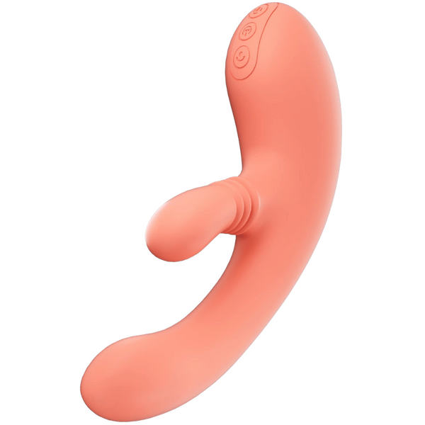 Vibella - Wiggling, Gyrating Massager (Orange) - Take A Peek