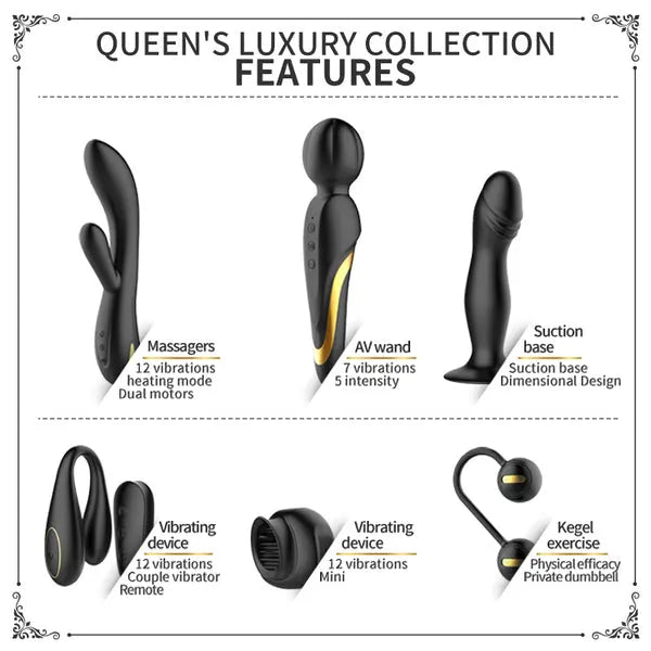 Mini Queens Luxury Collection (Black) - Take A Peek