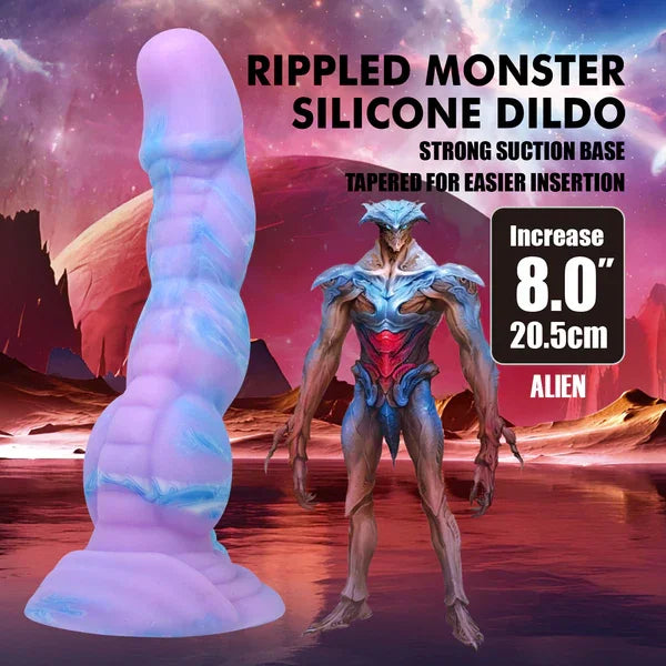 Alien 8" (Purple/Blue)-BW-008154