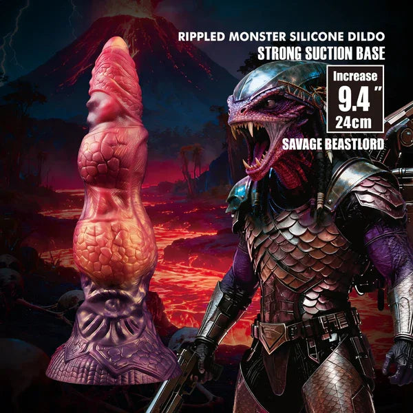 Savage Beastlord 9.4" (Pink/Purple)-BW-008179