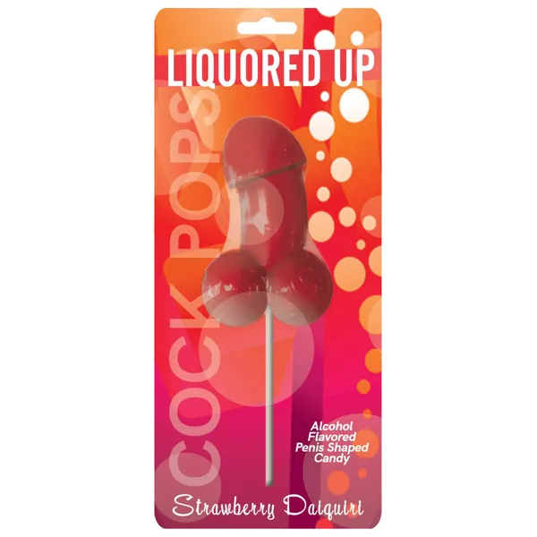 Liquored Up Cock Pops - Strawberry Daiquiri - Take A Peek