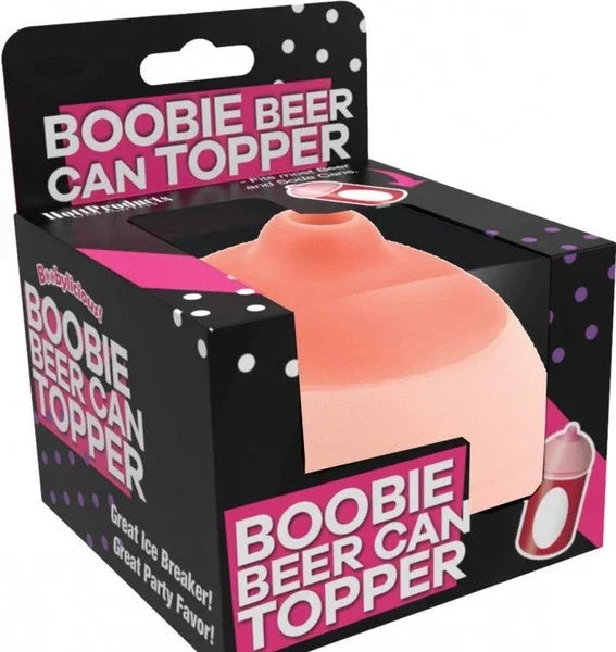 Boobie Beer Can Topper - Take A Peek