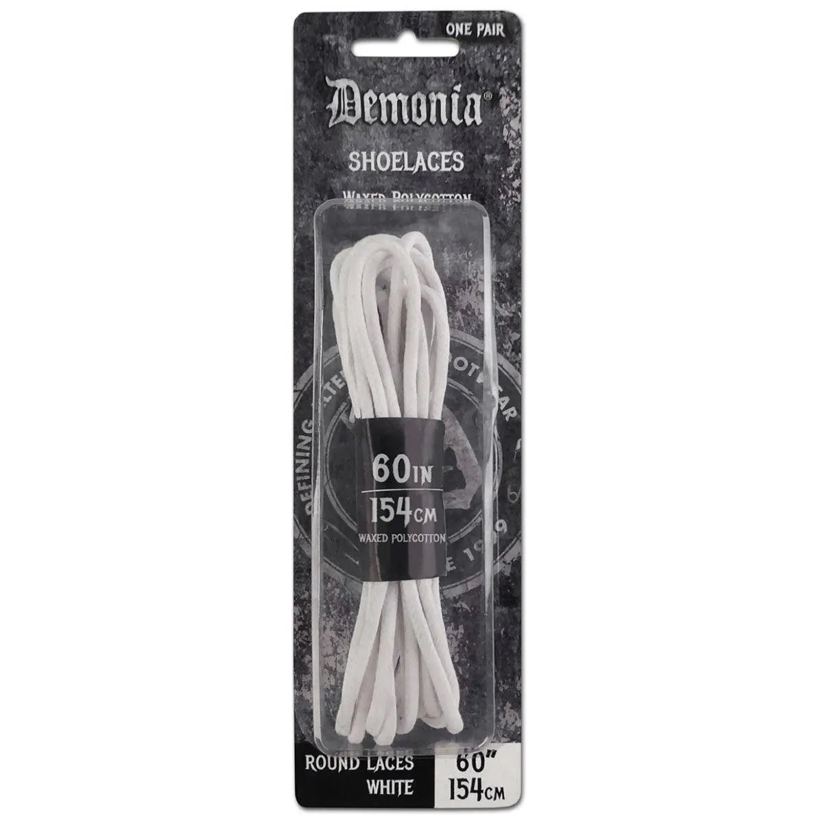 SL-ANKLE-DE DEMONIA 154CM Ankle Boot Shoe Laces WHITE - Take A Peek