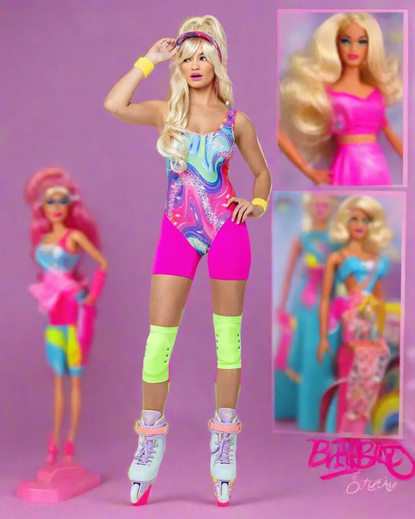5PC Retro Rollerblade Doll