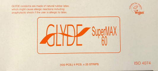 Glyde Condom - SuperMax 60mm Bulk 100's - Take A Peek