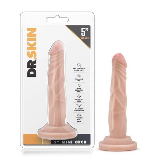 Dr Skin 5in Mini Cock Beige - Take A Peek