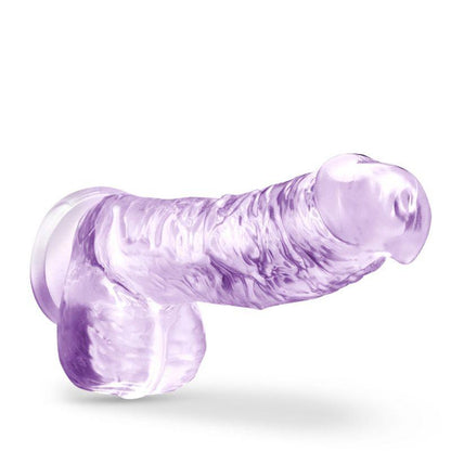 Naturally Yours 6" Crystaline Dildo Amethyst - Take A Peek