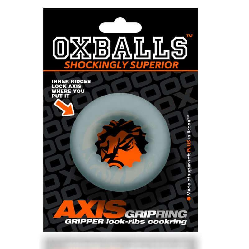 Axis Rib Griphold Cockring Clear Ice - Take A Peek