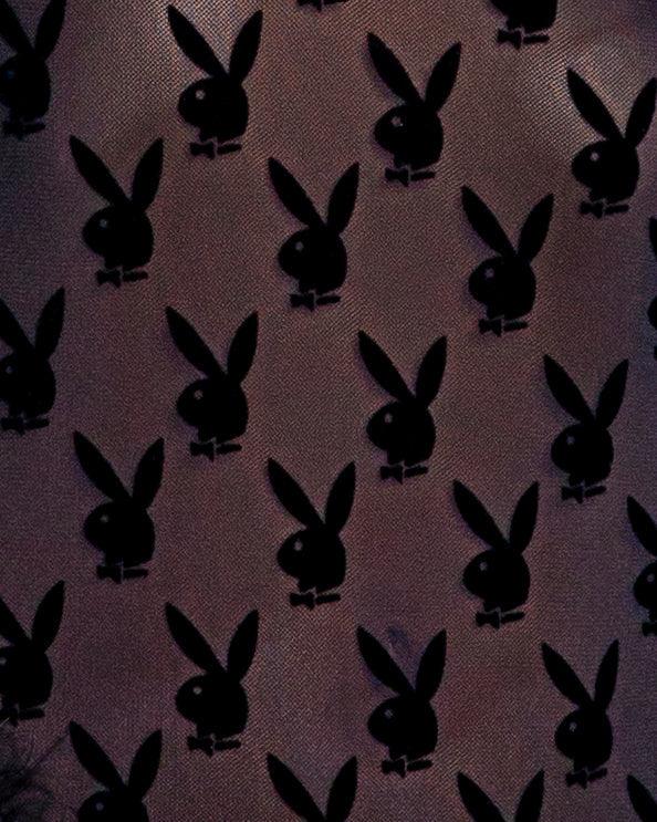 PBLI105 - Playboy Bunny Noir Chemise - Take A Peek