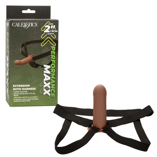 Performance Maxx Extension with Harness - Brown - Take A Peek