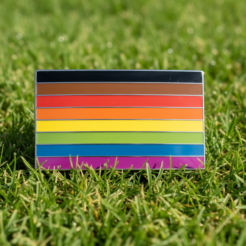 Pride Flag Enamel Pin - Take A Peek
