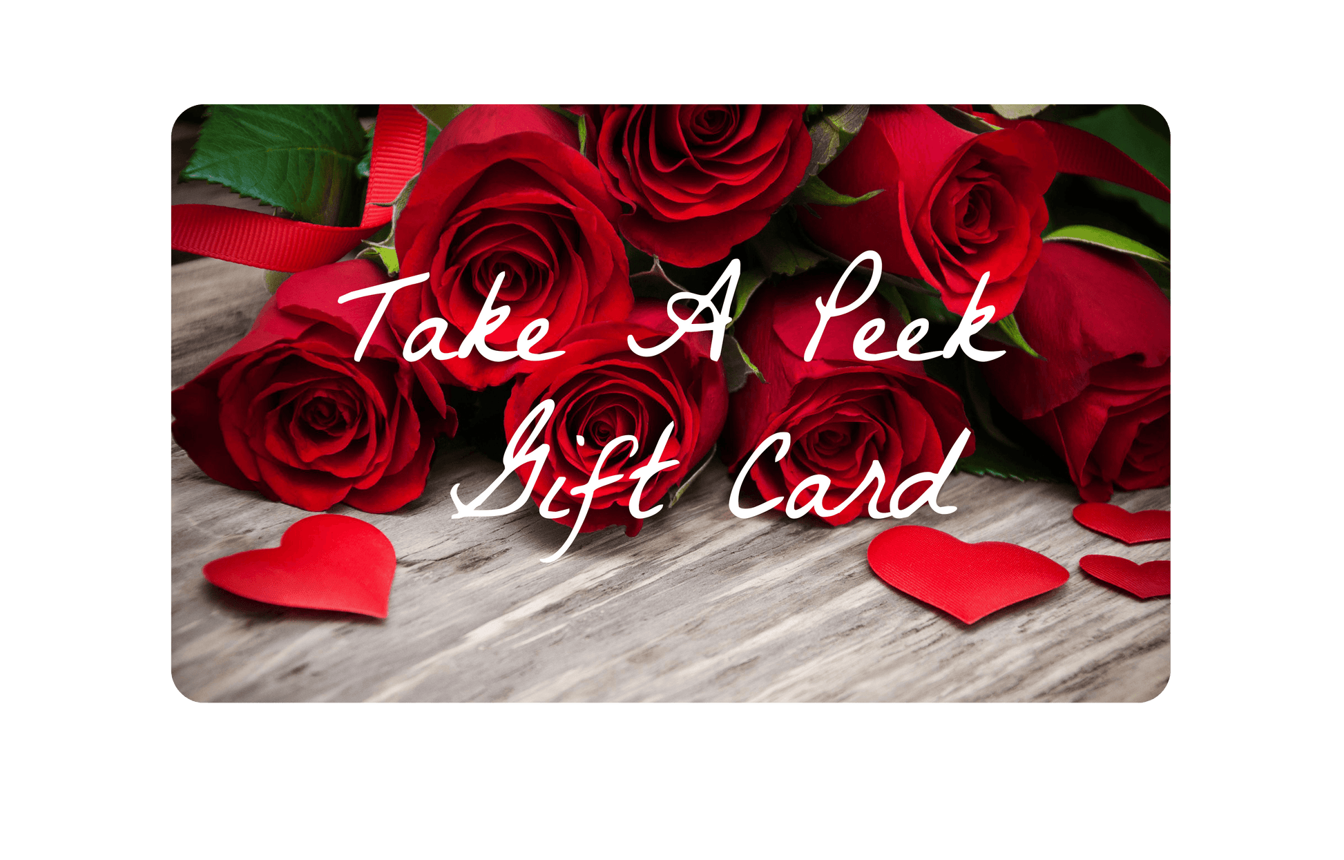 Take A Peek Gift Card - Take A Peek