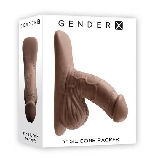 Gender X 4'' SILICONE PACKER DARK - Take A Peek
