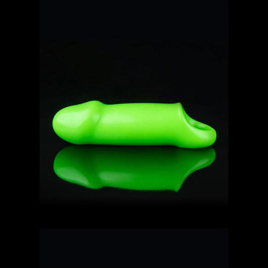 OUCH! Glow In The Dark Smooth Thick Stretchy Penis Sleeve - Take A Peek