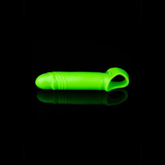 OUCH! Glow In The Dark Smooth Stretchy Penis Sleeve - Take A Peek